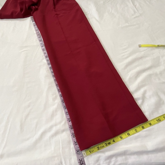 NWT ARITZIA Wilfred Effortless Pants Size 4 Wine Red - Picture 10 of 15
